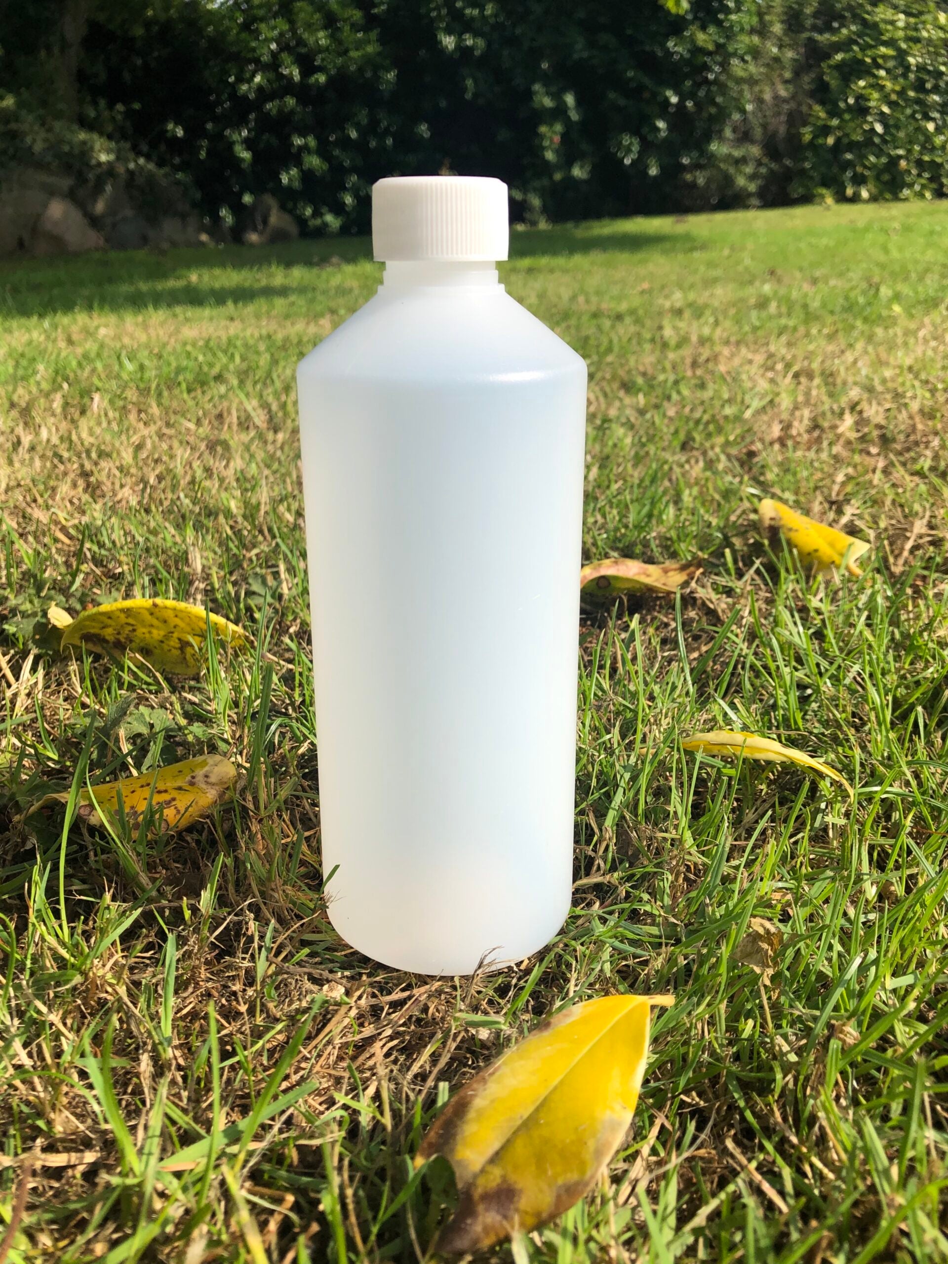 Natural HDPE plastic bottle- 500ml