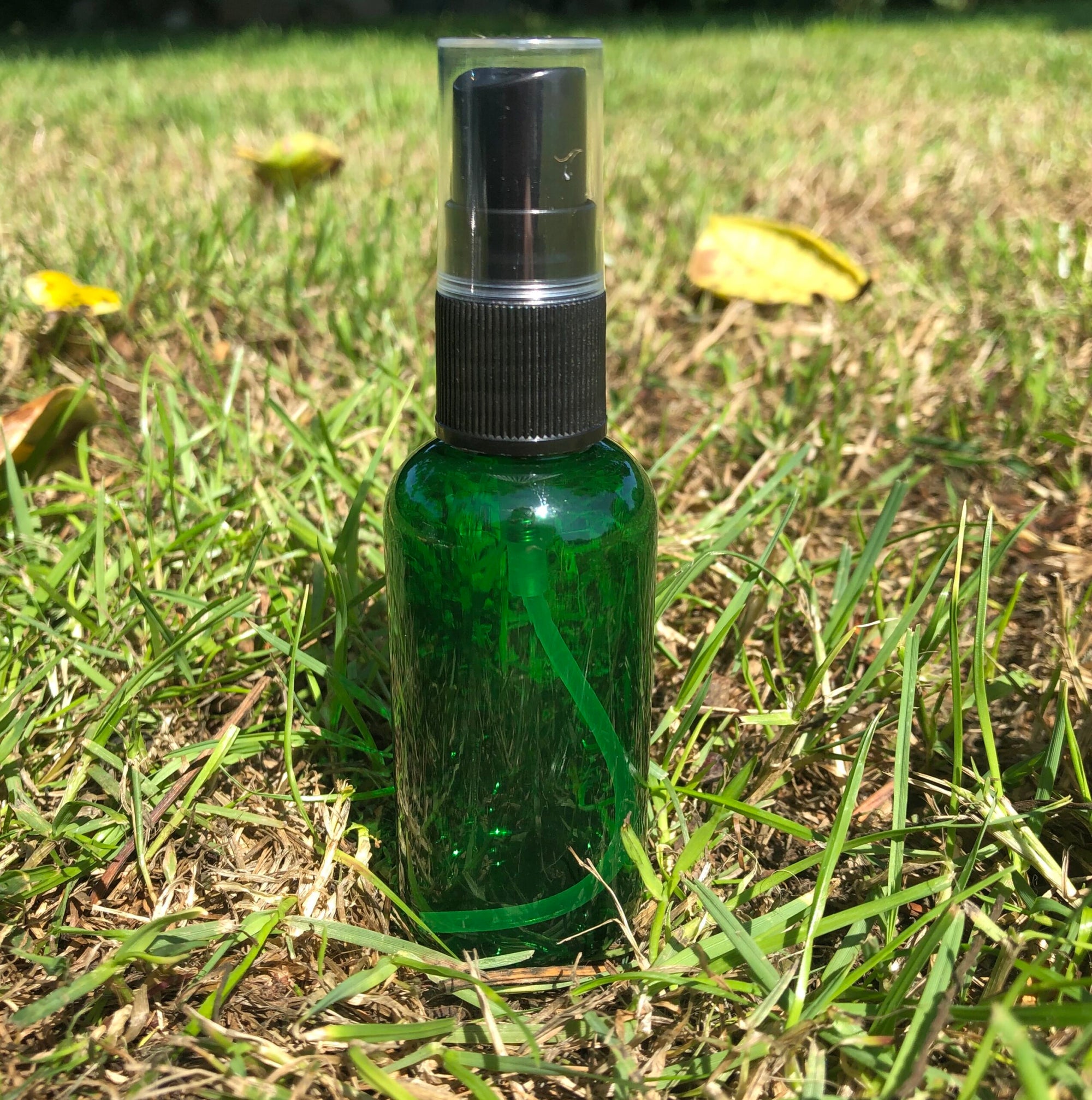 100 ml Green Plastic (PETG) Bottles with spray