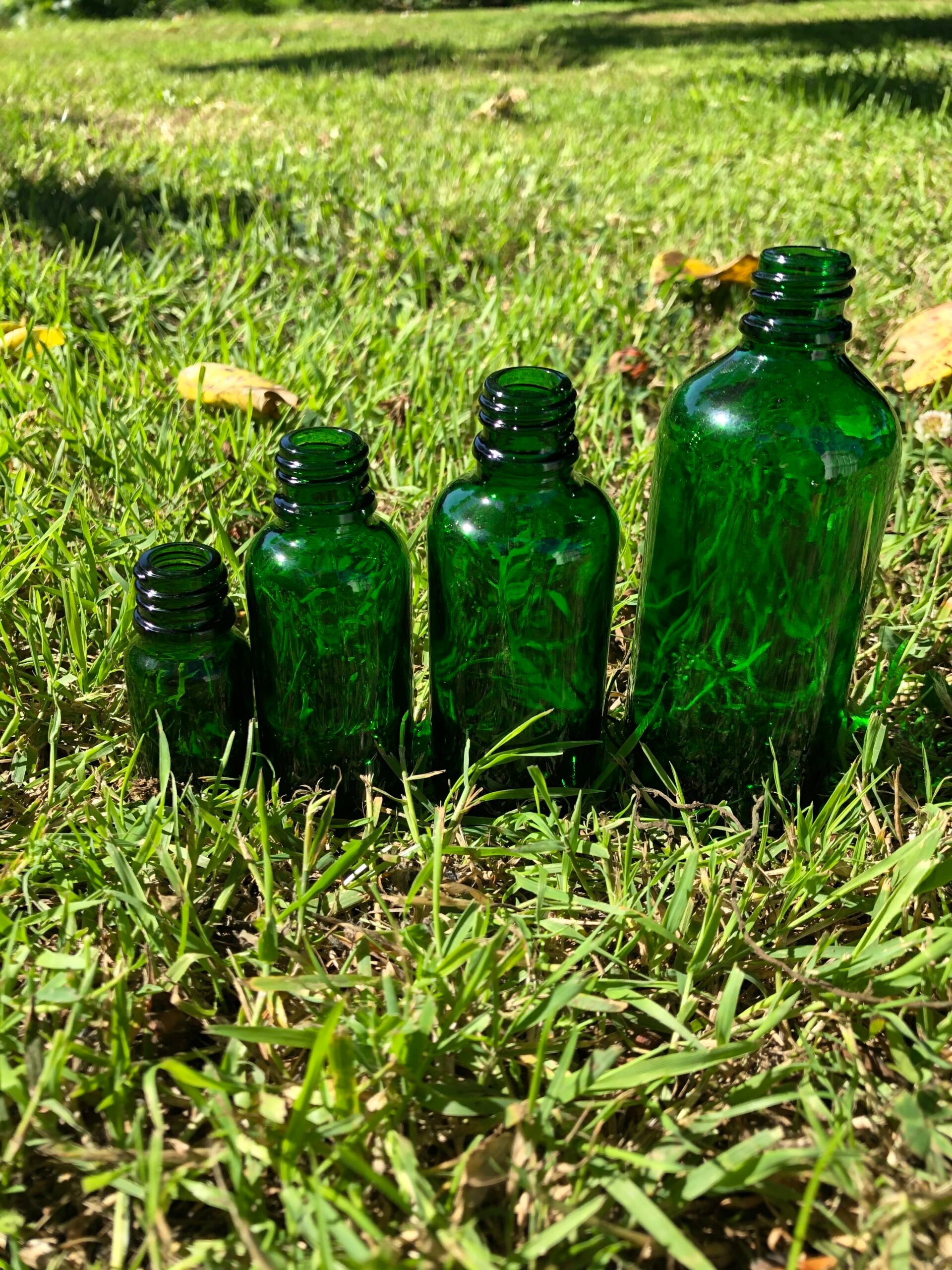 Green Glass Bottles-100 ml