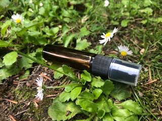 Amber Glass Rollette Bottle with Atomiser (spray) 10ml