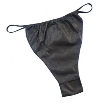Disposable G-string Panties (BLACK)