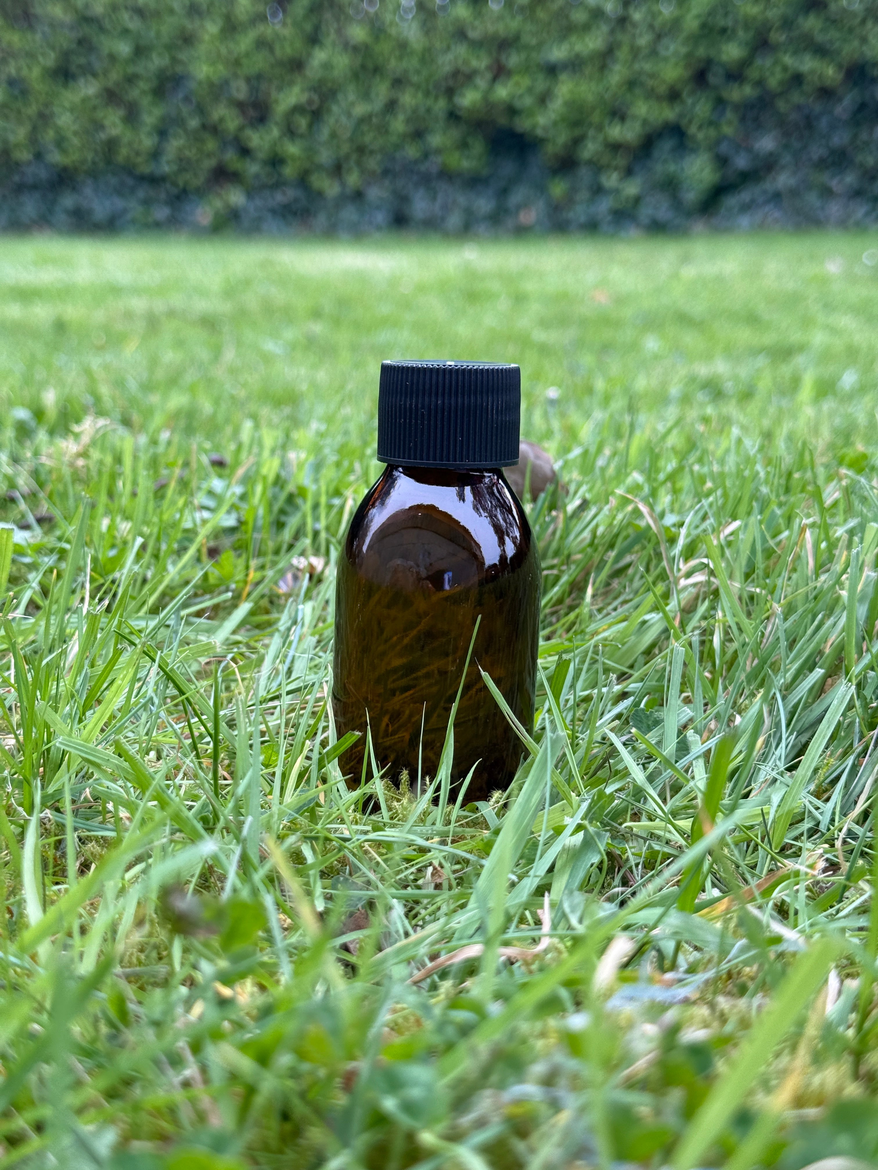 100ml Medical Round Amber Glass Bottle