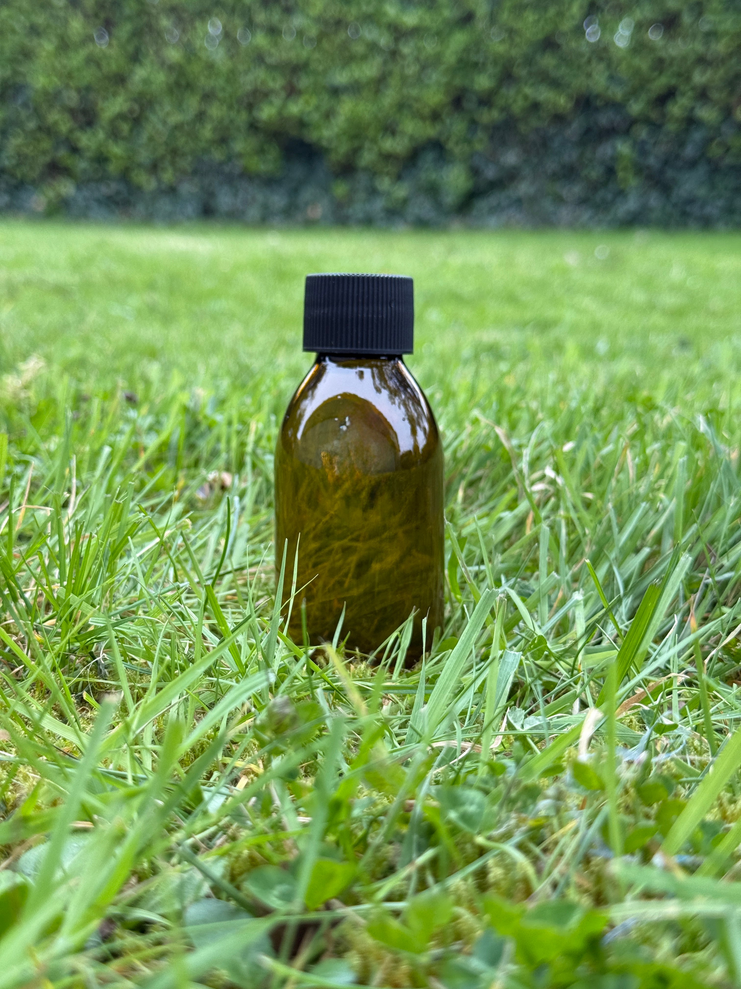125ml Medical Round Amber Glass Bottle