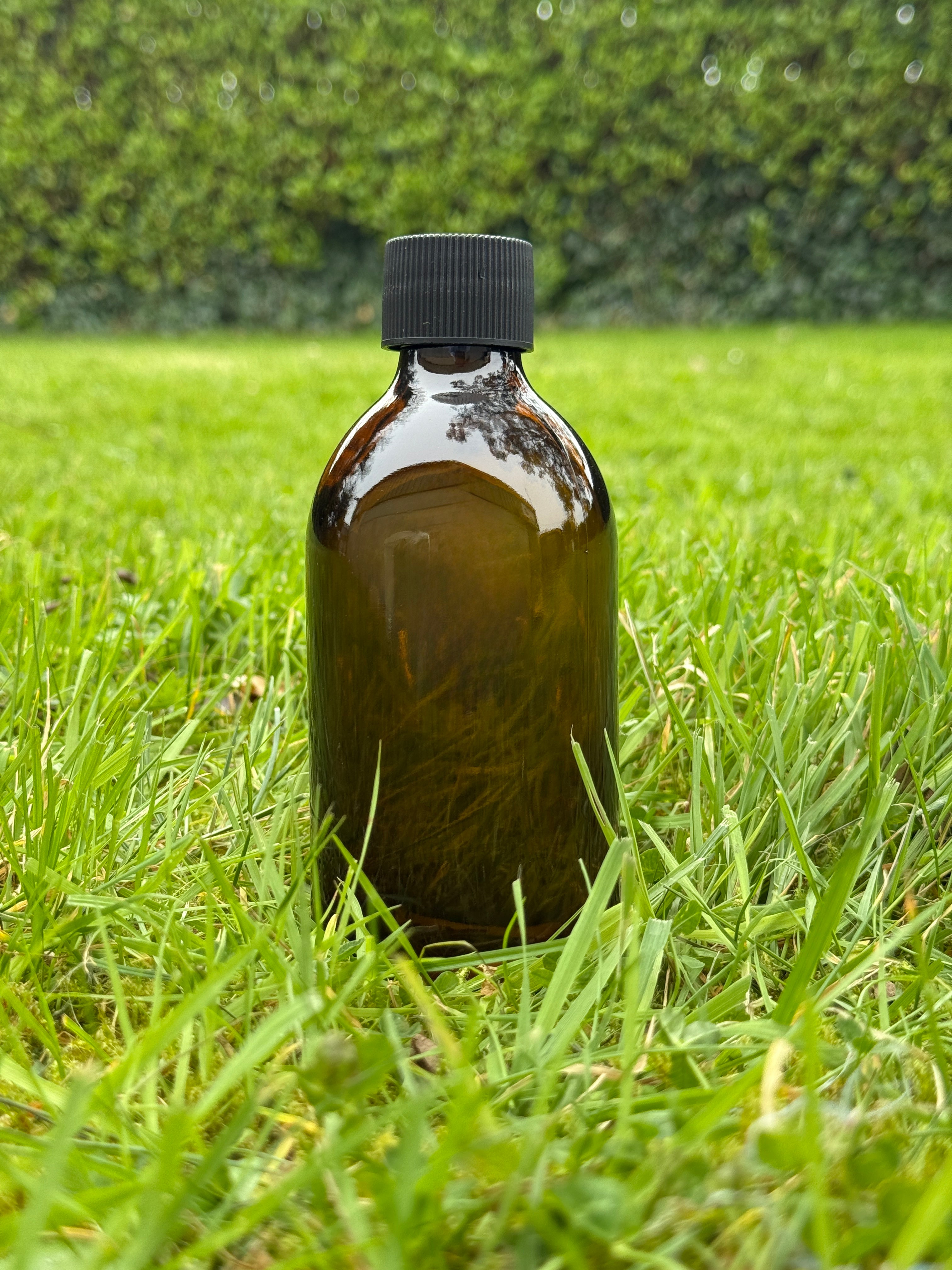 300ml Medical Round Amber Glass Bottle