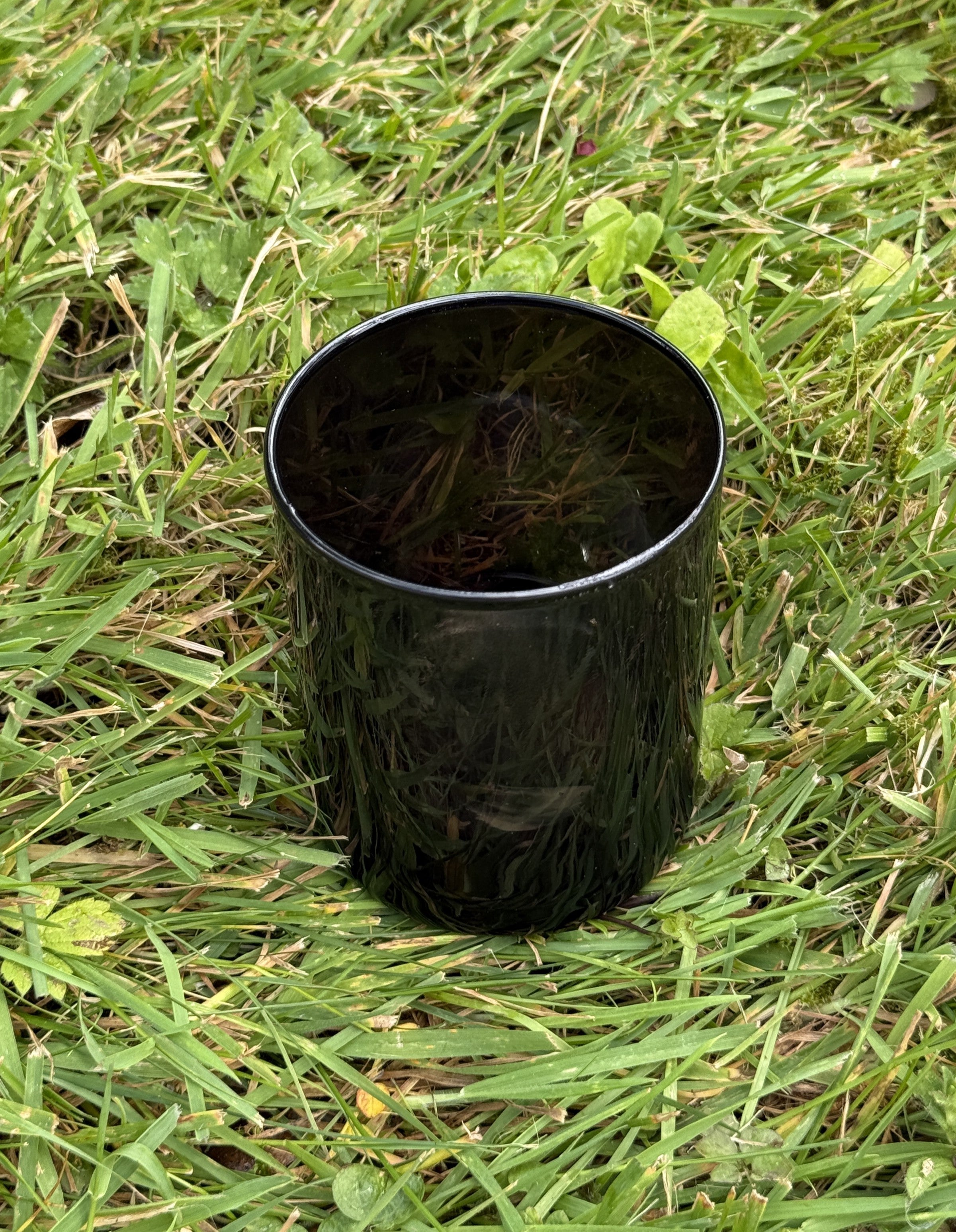 300ml (30cl) Candle Glass SMOKEY BLACK