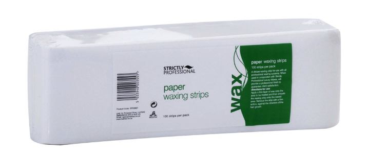 Paper Waxing Strips (100)