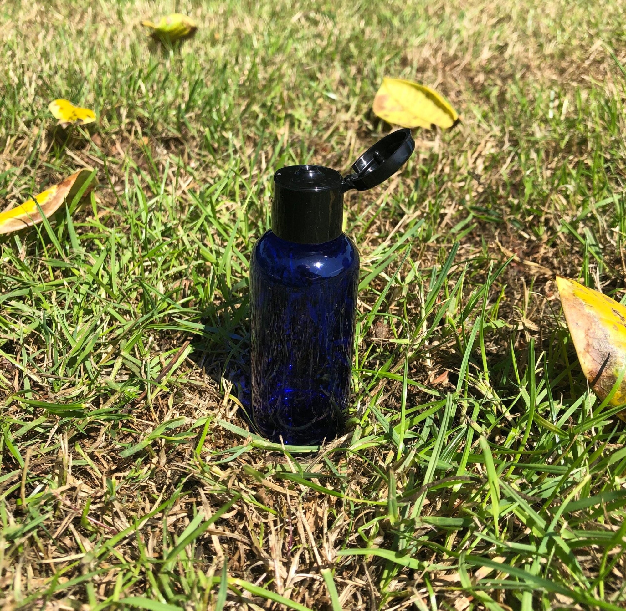 50 ml Blue Plastic (PETG) bottle