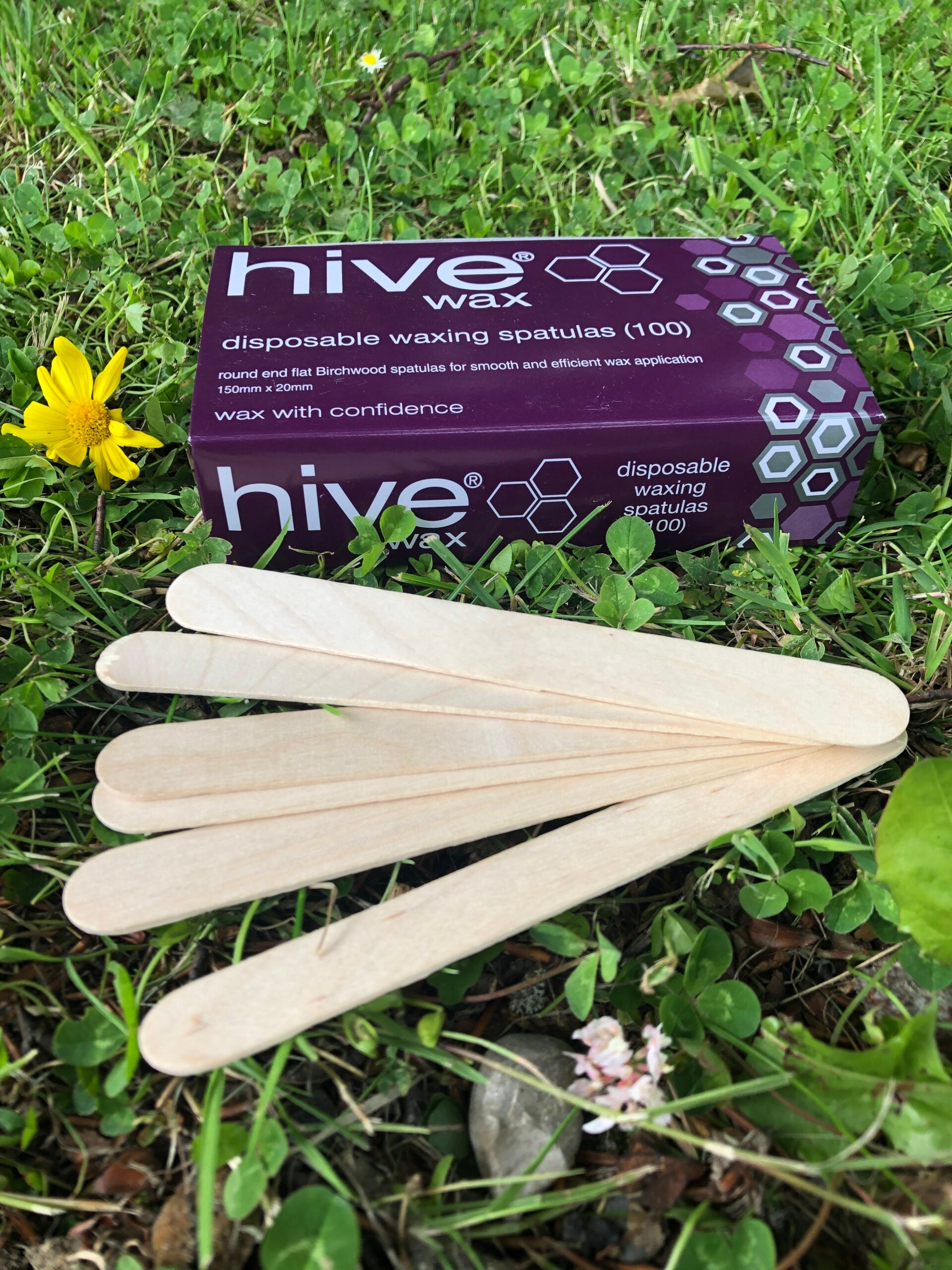 Hive Disposable Wooden Waxing Spatulas (100)
