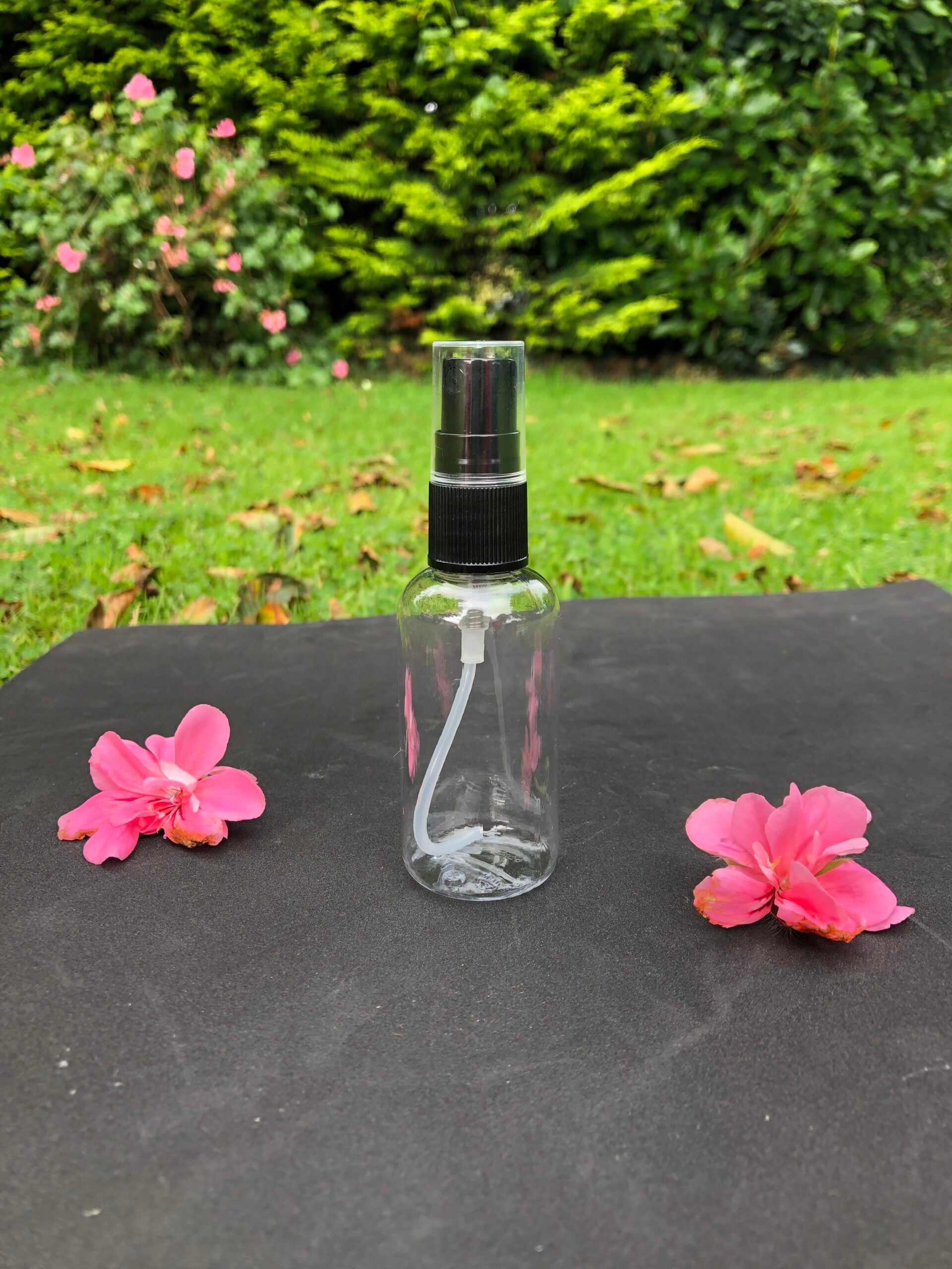 50 ml Clear Plastic bottle with atomiser