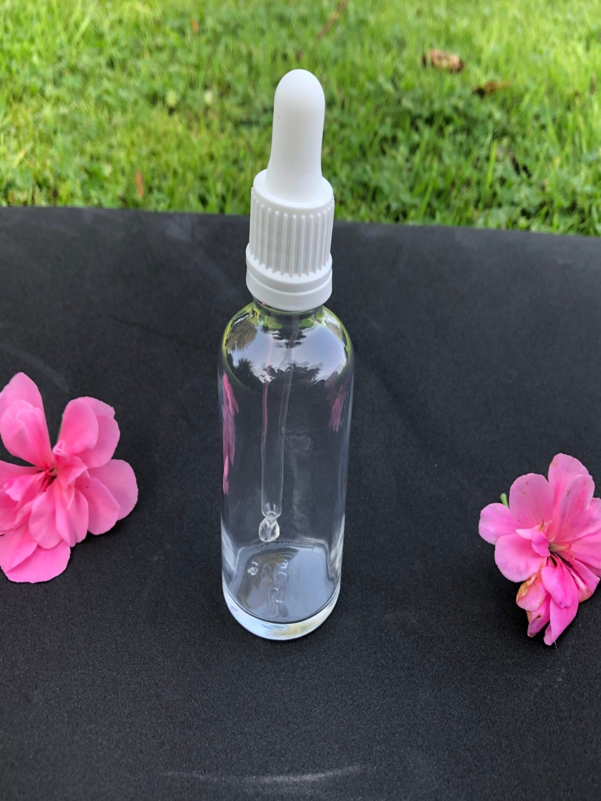 50 ml Clear glass bottle (Narrow neck)