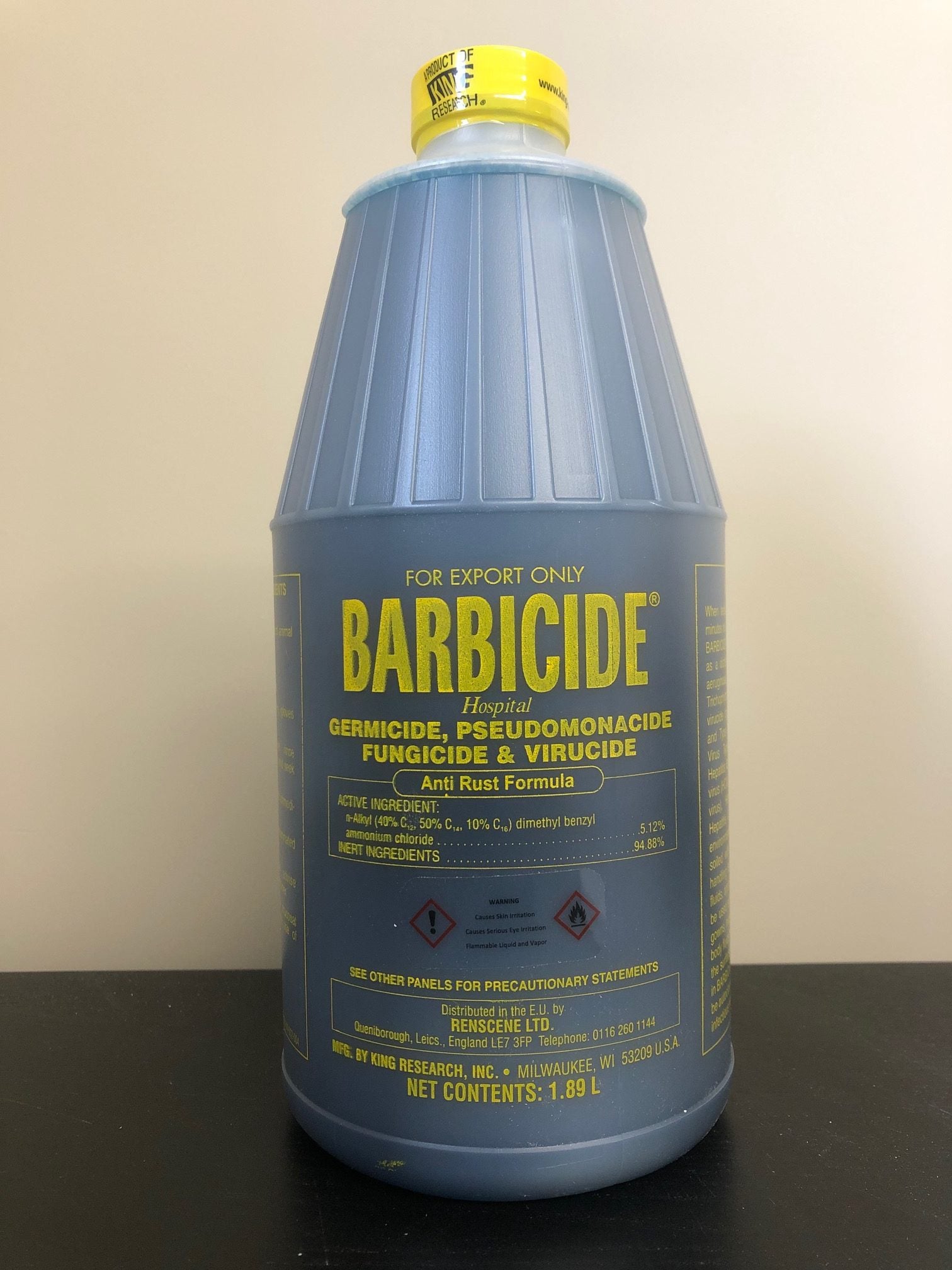 Barbecide Solution Barbicide Solution (64fl oz) 1.89Litres - Bomar Aromatherapy
